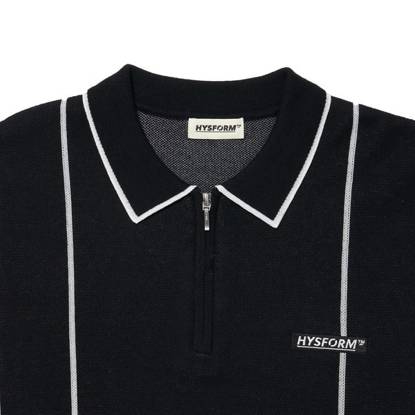 HALF ZIP KNIT POLO | HYSFORM™ | VERTICAL GARAGE OFFICIAL ONLINE