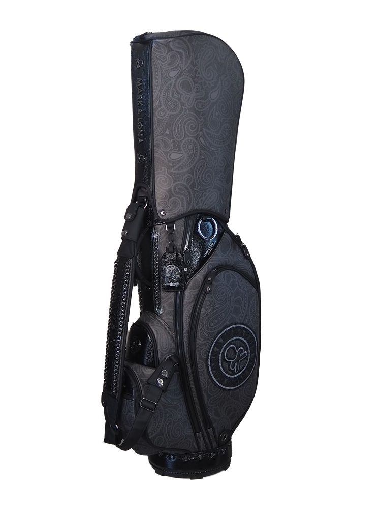 MARK&LONA - Mirage Paisley Caddy Bag | キャディバッグ | ブラック