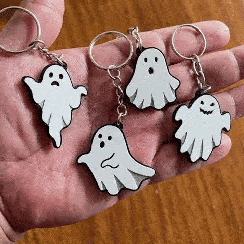 🎃 Halloween Keychaing keychain Ghost Ghosts・ STL File for 3D