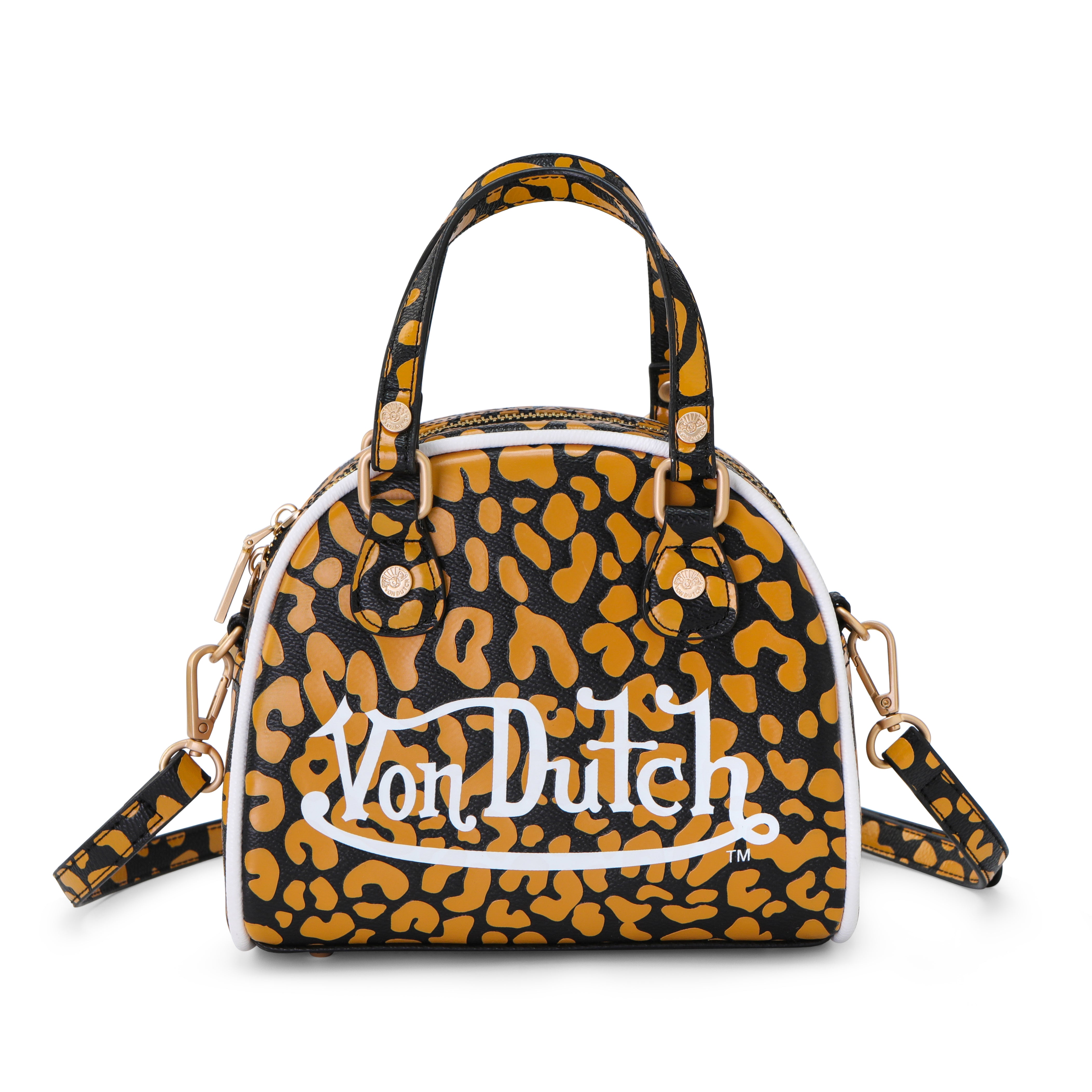 Cheetah Orange Bowling Bag | Von Dutch