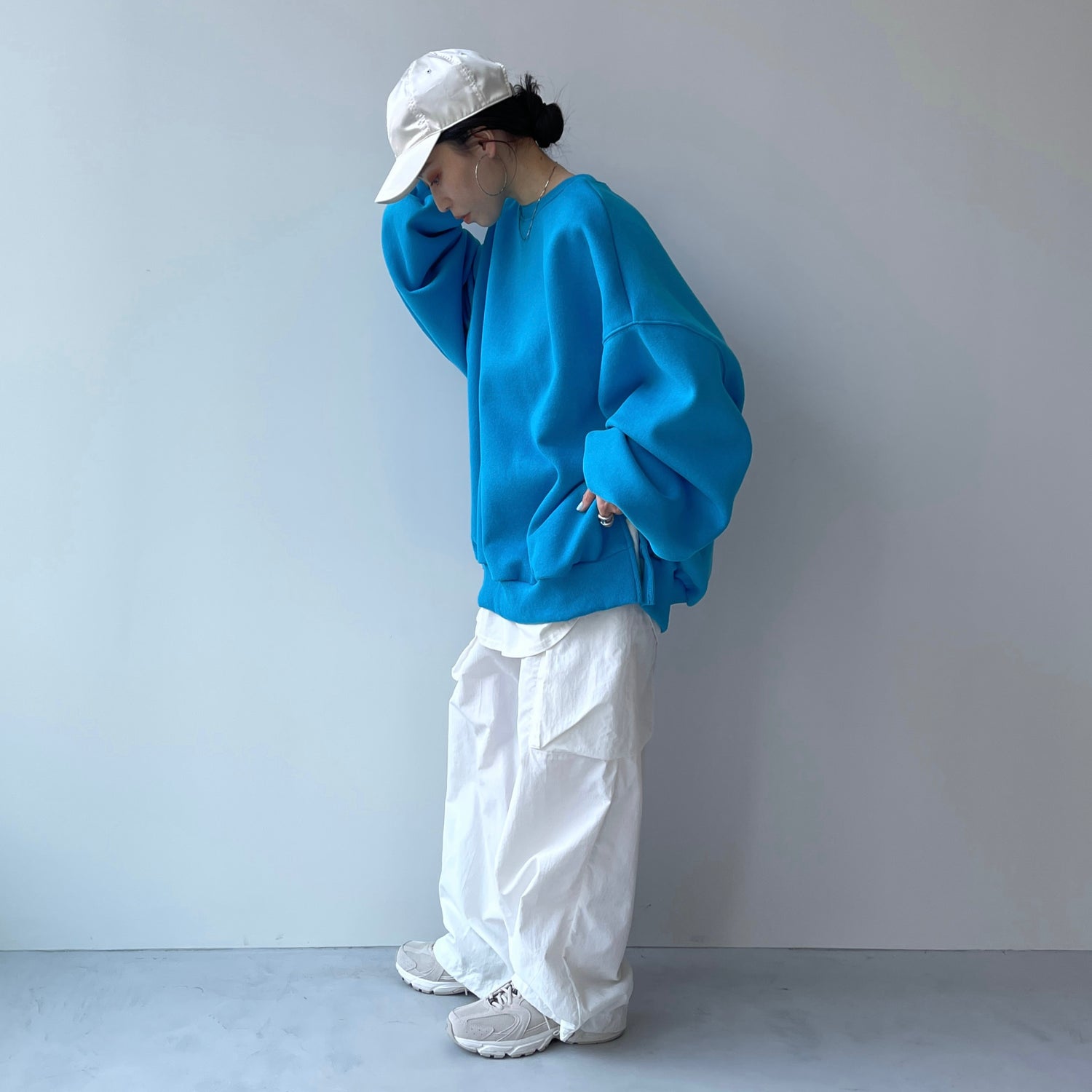 OSUMITSUKI sweat / turquoise [SHORT or FREE] | wee9s | ウィークス