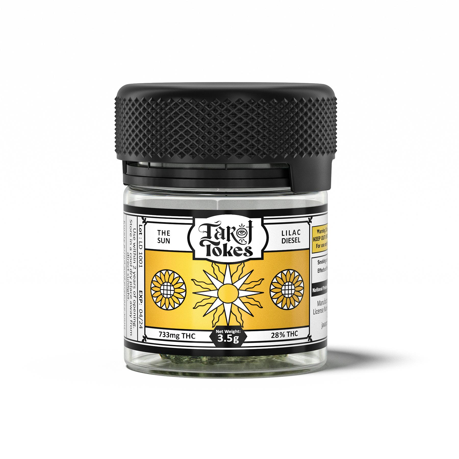 THE SUN - Lilac Diesel (Eighth) - Tarot Tokes