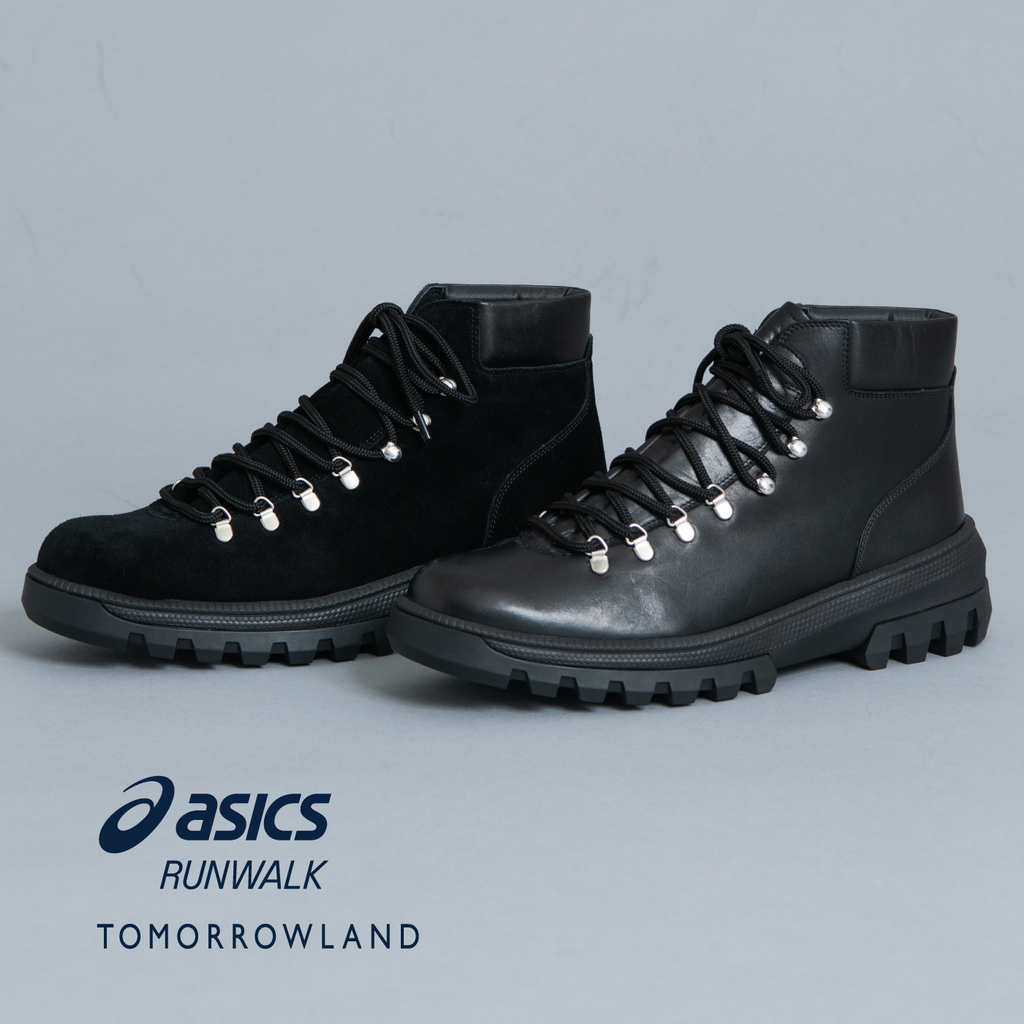 アシックスの”RUNWALK”シリーズにトゥモローランドが別注。オイルド
