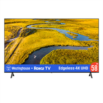 58″ Edgeless 4K UHD Roku TV | Westinghouse