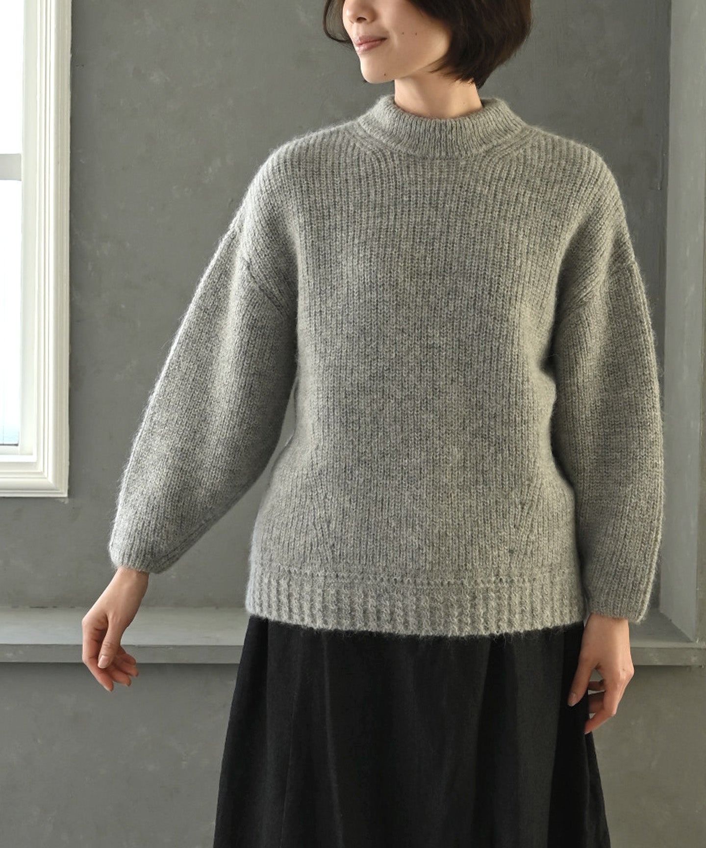 ふっくら柔らか高品質アルパカモヘヤ〉セーター (muc912) – WOOL STUDIO