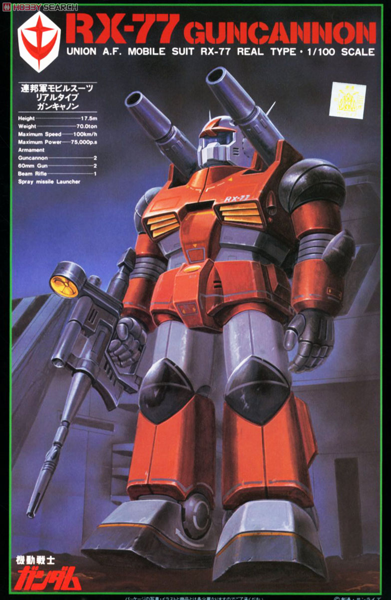 RX-77 ガンキャノン (リアルタイプモデル) (1/100) (ガンプラ