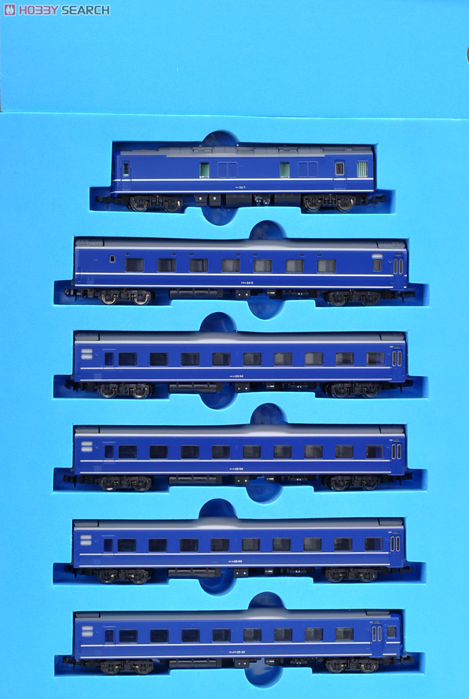 24系25型0番台 寝台急行「銀河」 (基本・6両セット) (鉄道模型