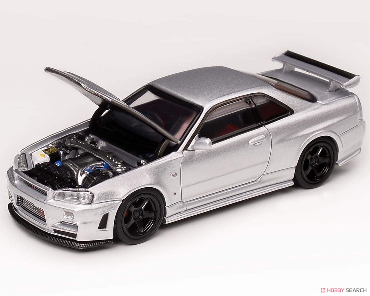 日産 スカイライン GT-R R34 Z-TUNE Zチューンシルバー (ミニカー