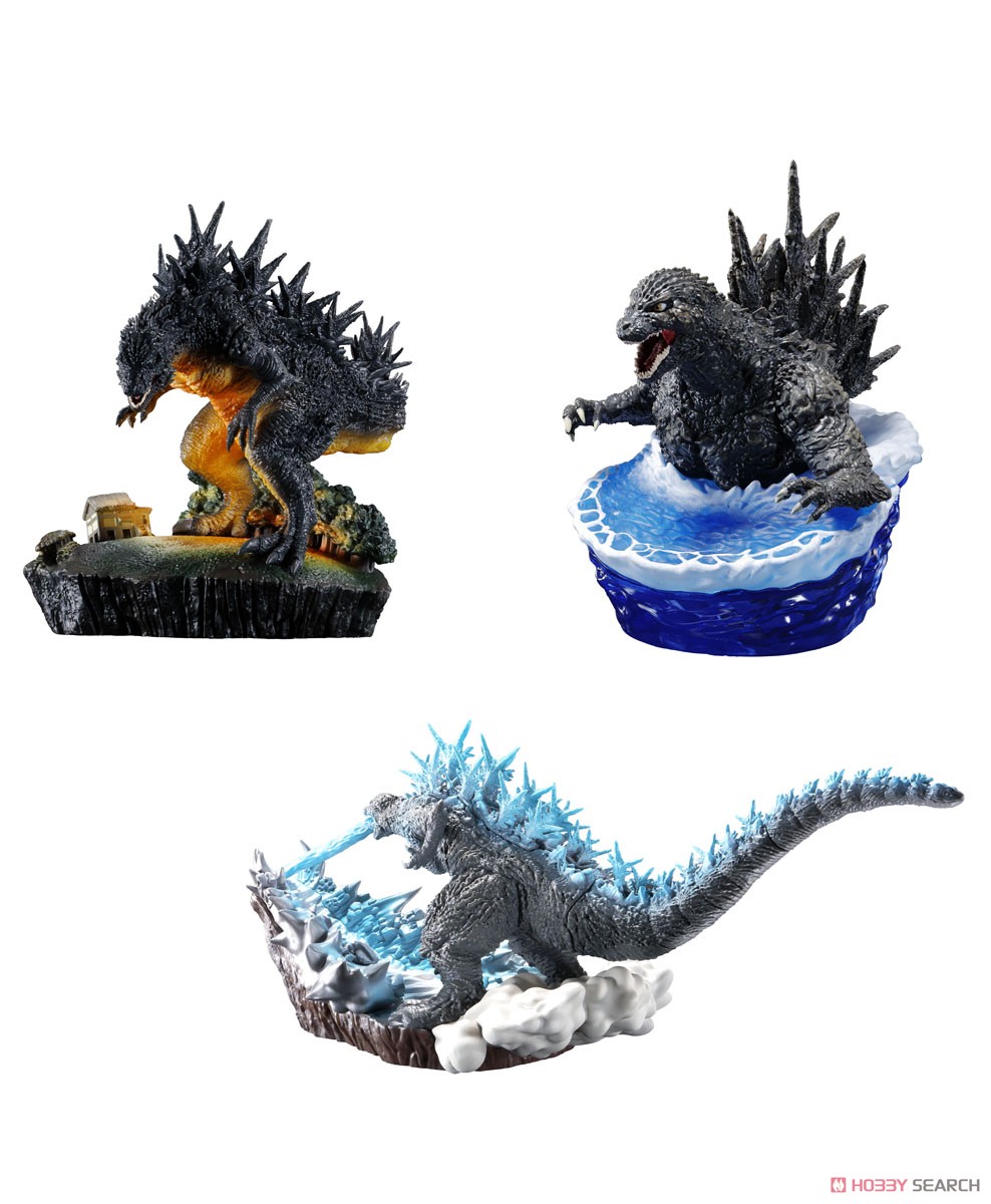 ☆特価品 プチラマEX ゴジラ-1.0 ゼロからマイナス1 (3個セット) (完成