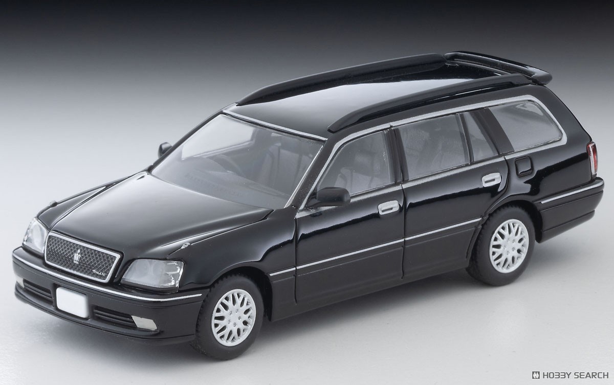 TLV-N355b Toyota Crown Estate Athlete V (Black) 2001 (Diecast Car