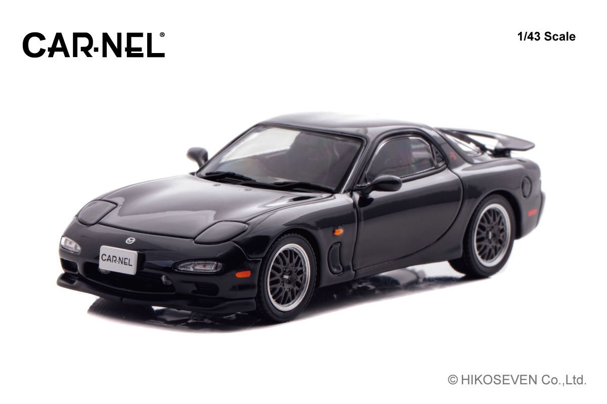 マツダ RX-7 Type RZ (FD3S) 1998 Brilliant Black (ミニカー
