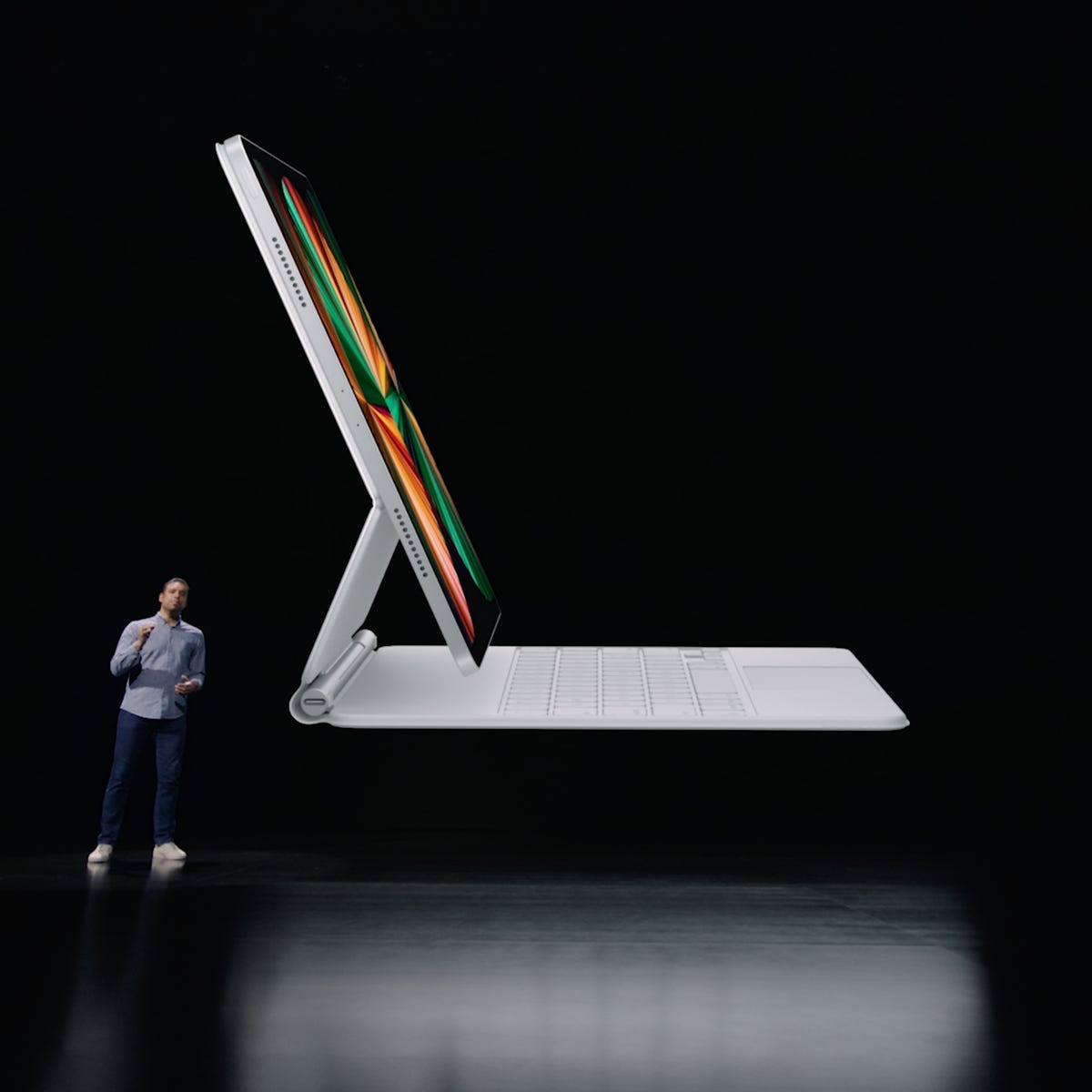 iPad Magic Keyboard works with M1-powered tablets, now in white - CNET