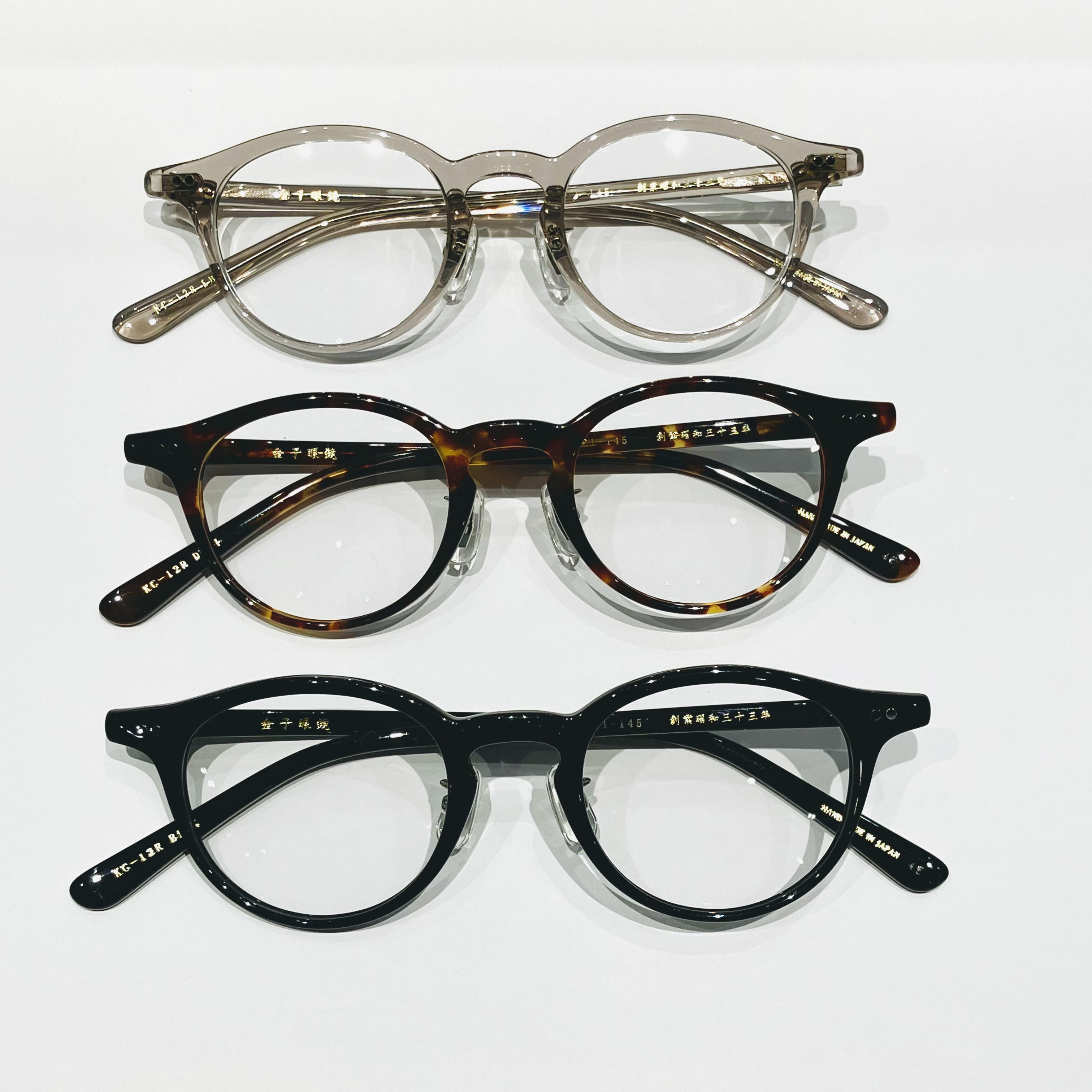 金子眼鏡KANEKO OPTICAL CELLULOID∼KC-12R∼：ショップニュース
