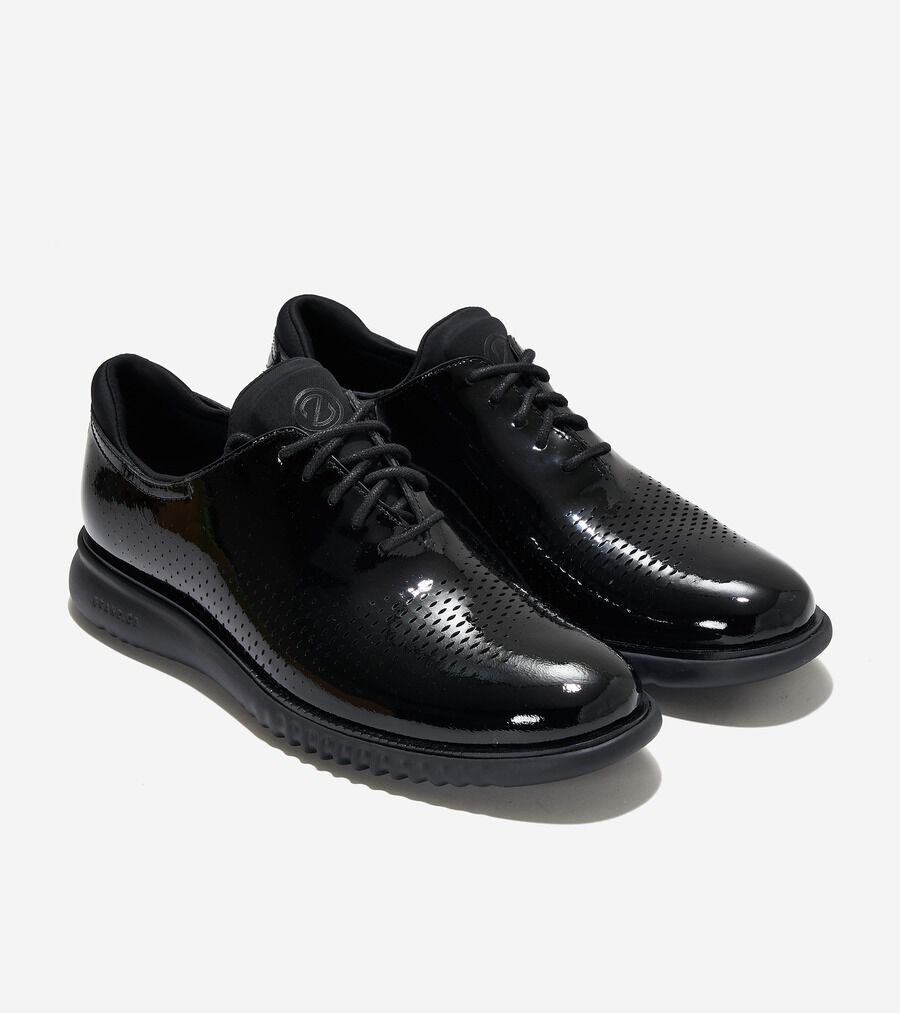 2.ゼログランド レーザー ウィング オックスフォード ラインド mens