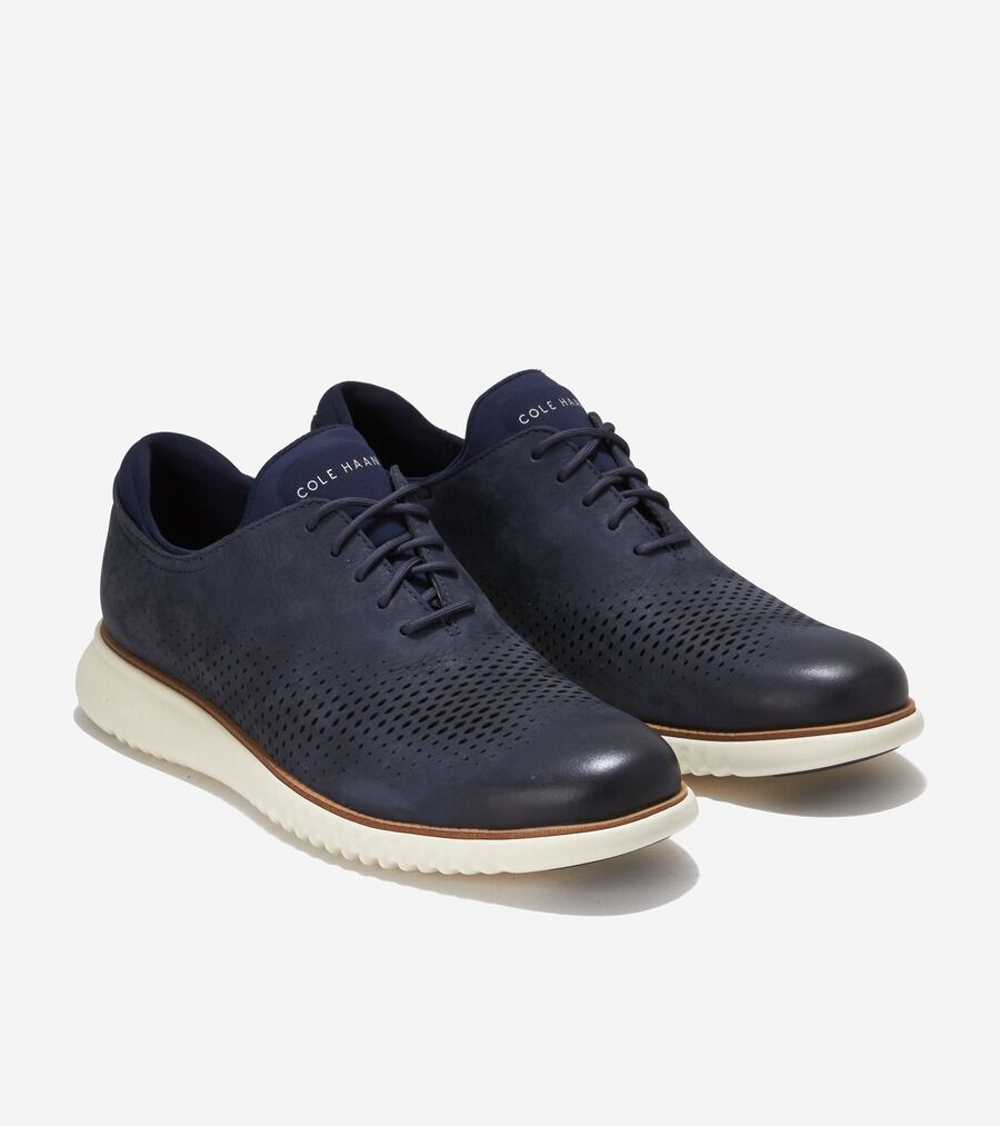 2.ゼログランド レーザー ウィング オックスフォード ラインド mens