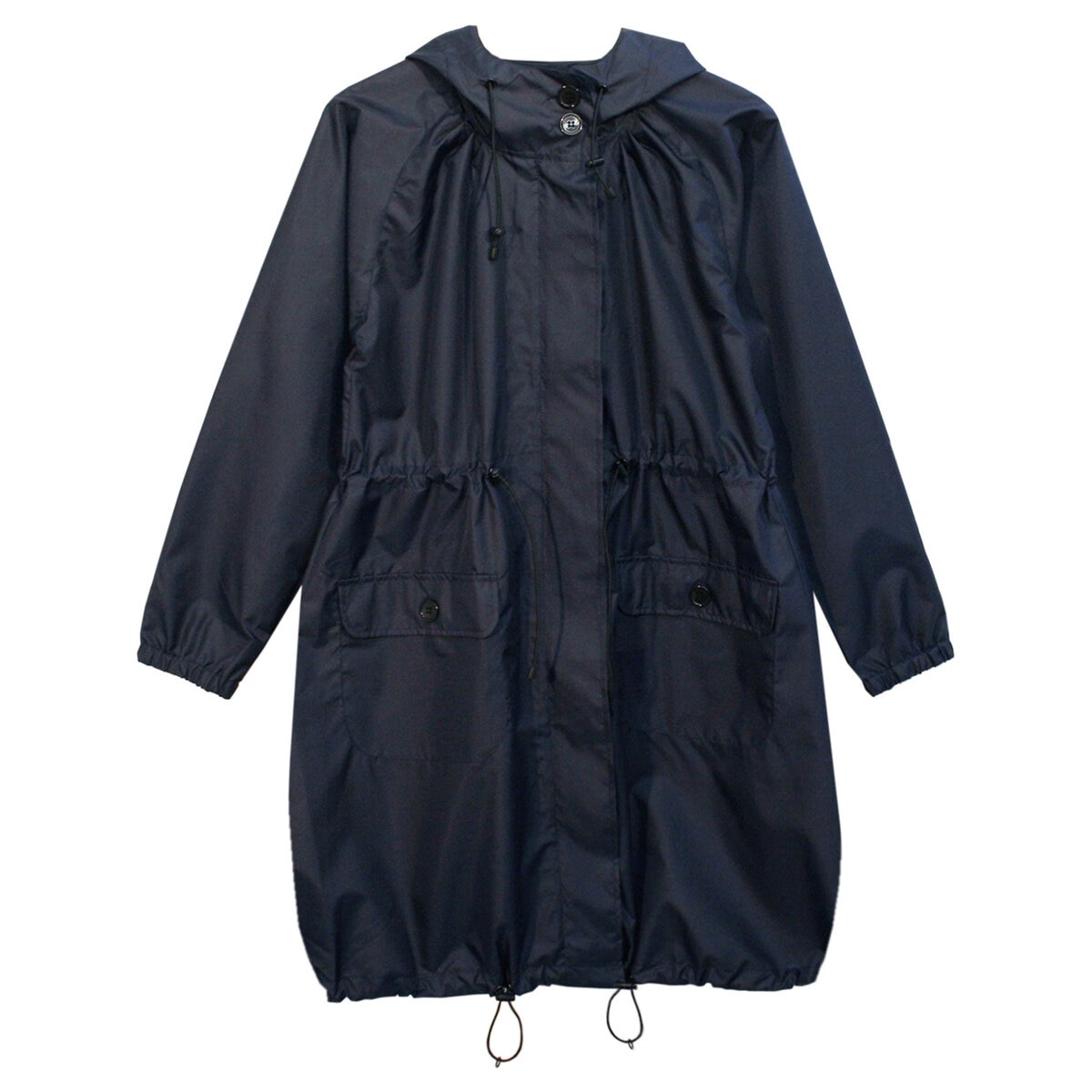 ▪️英国購入品 HUNTER フード付きネイビー レインコート UKコストコ