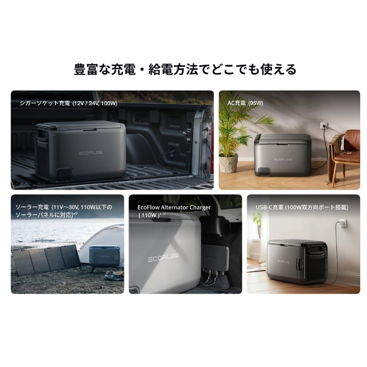 EcoFlow (エコフロー) GLACIER Classic 45L ポータブル冷蔵庫 | Costco