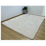 昭和西川 極厚フランネルラグ 200 x 270cm ベージュ | Costco Japan