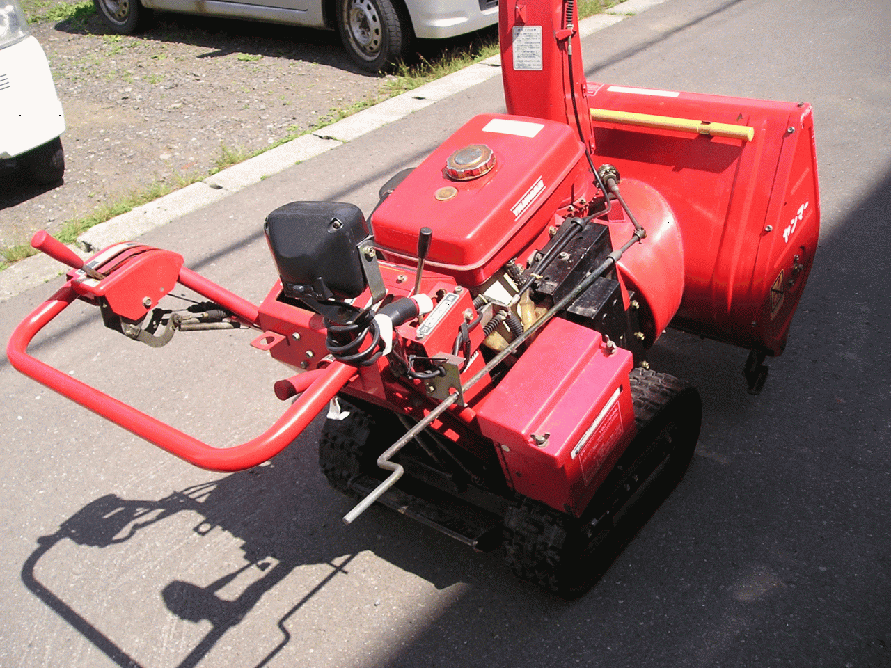 除雪機 ヤンマー 8馬力除雪機 YSR80X バッテリー新品交換済み