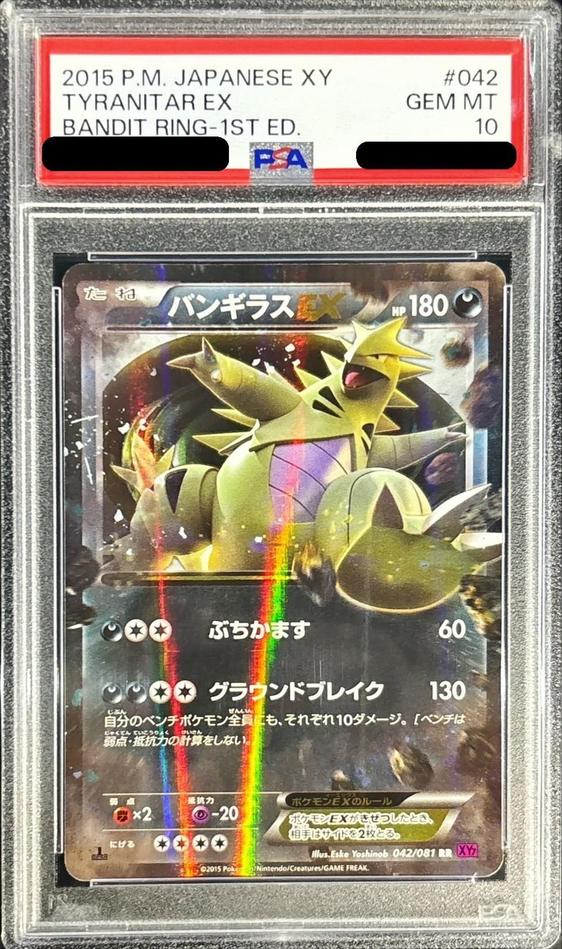 PSA10鑑定済〕バンギラスEX【RR】{042/081}