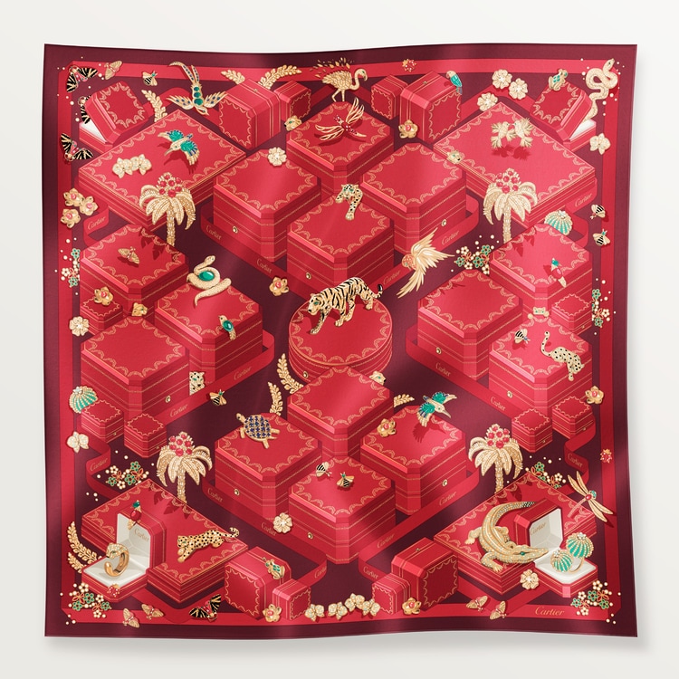 Ecrins Cartier 90 scarf