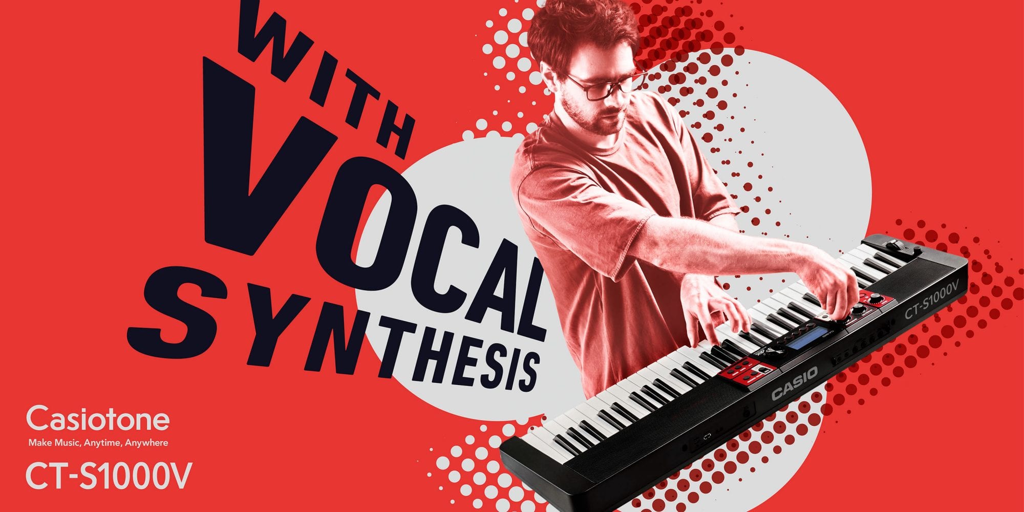 CT-S1000V - Casiotone - 鍵盤に触れた瞬間に歌い始める、新しい