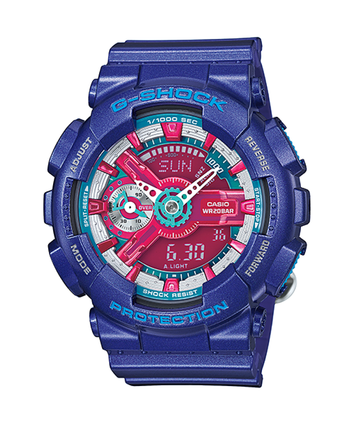 GMAS110HC-2A | Women's Purple Pink G-Shock Watch | CASIO