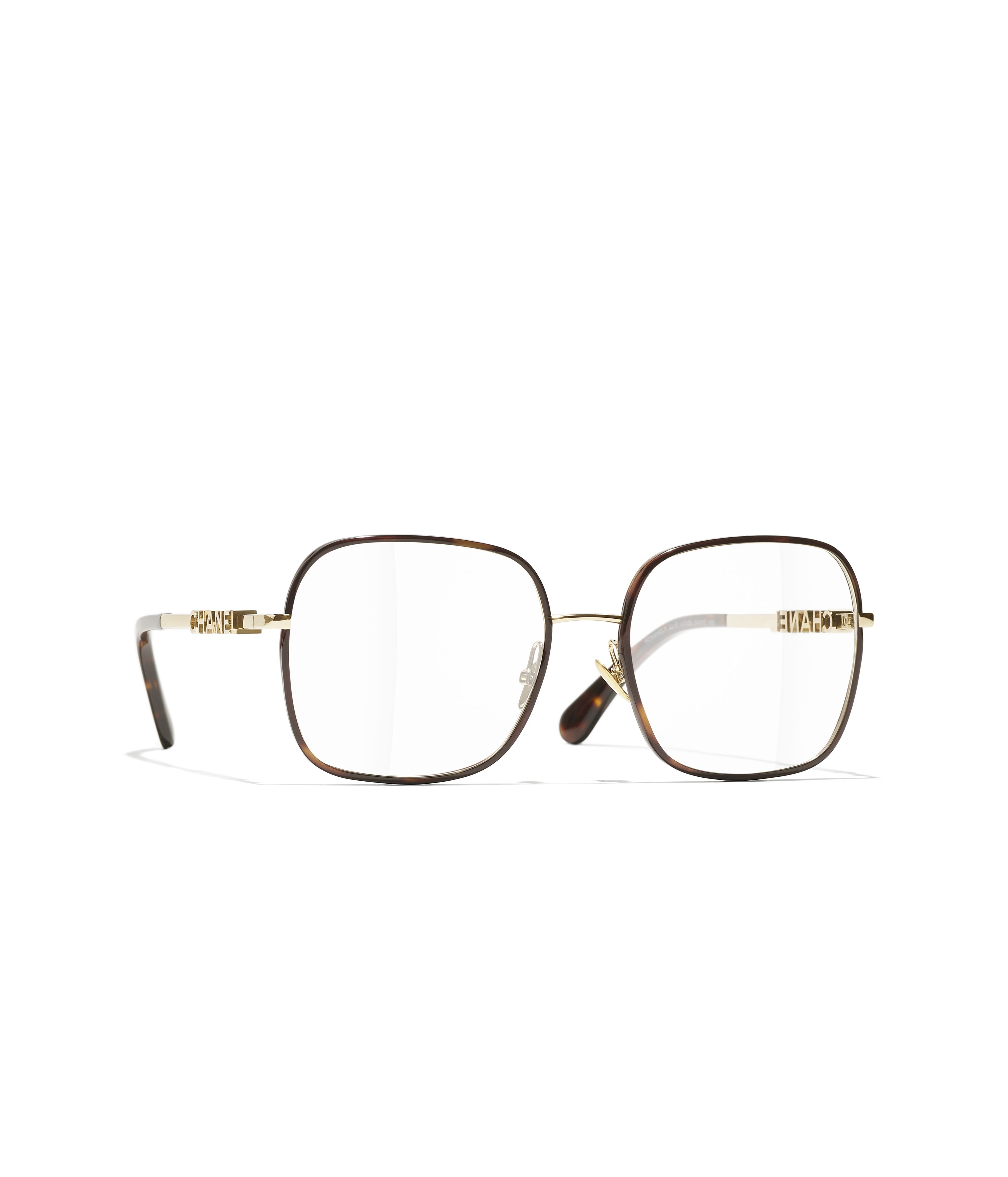 CHANEL Eyeglasses: Square Eyeglasses, metal — Fashion | CHANEL