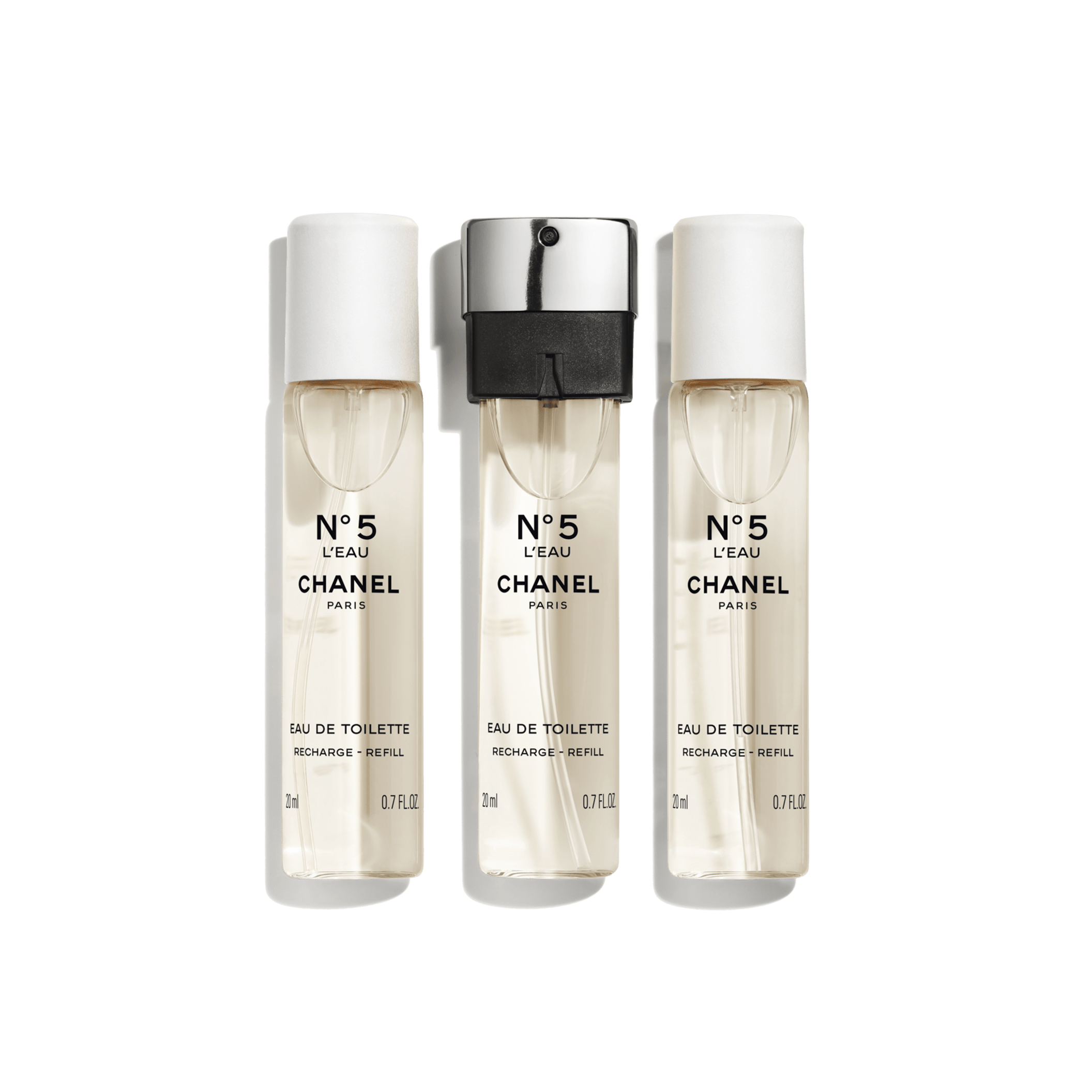 N°5 L'EAU Eau de Toilette Twist and Spray (EDT) - 3x0.7 FL. OZ