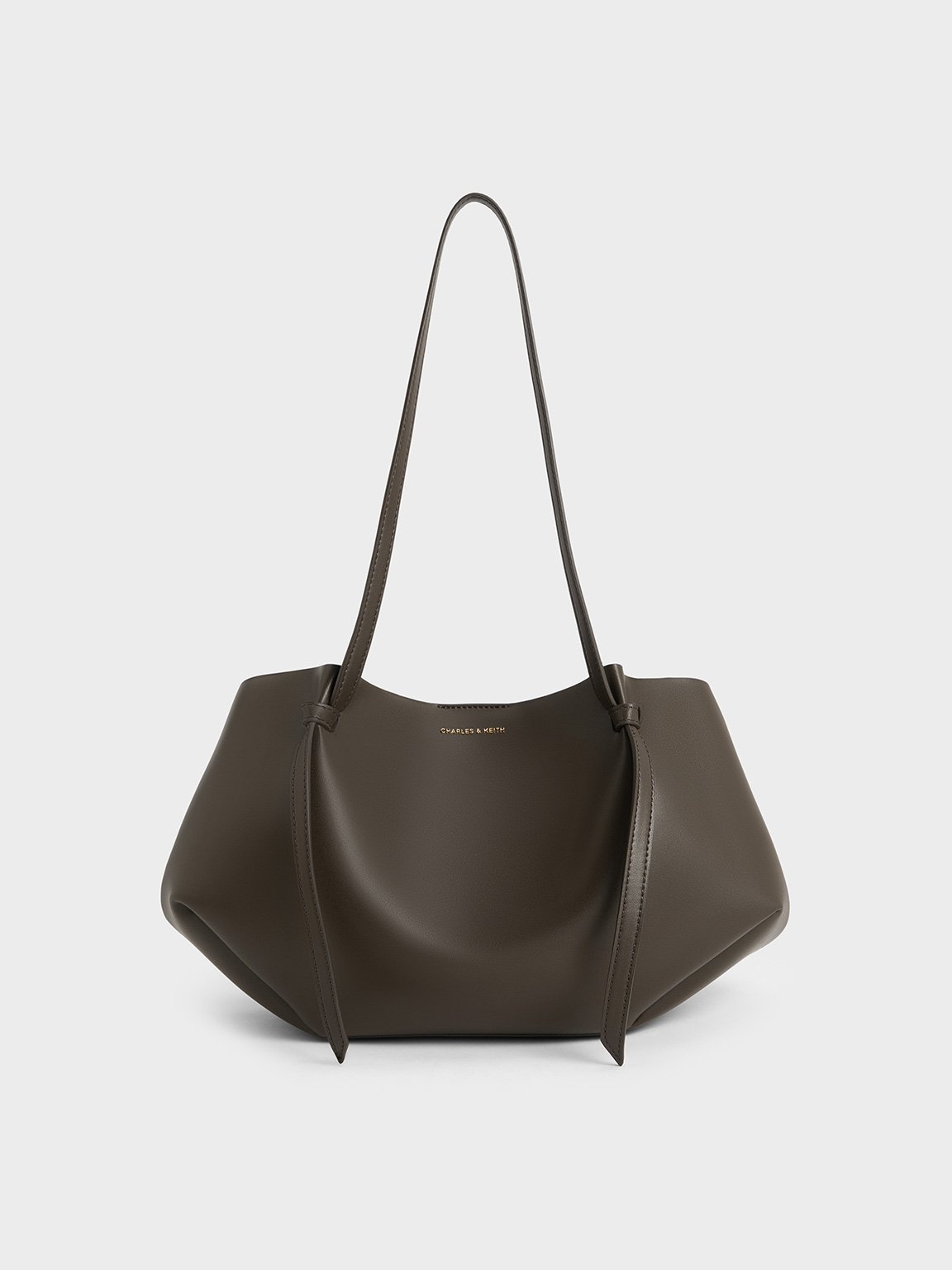Dark Moss Calla Tote Bag - Dark Moss - CHARLES & KEITH US