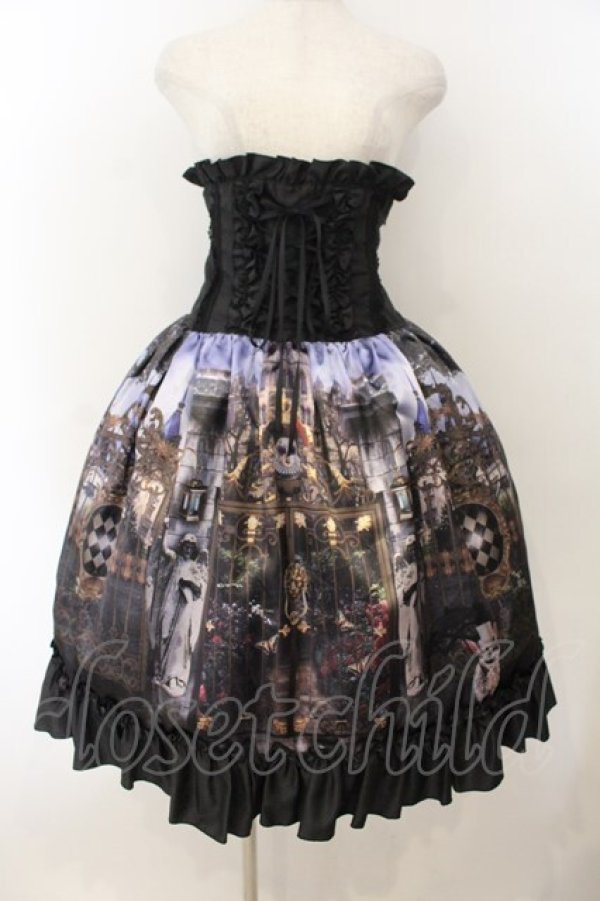 ATELIER PIERROT / クラウンパレスコルセットスカート ブラック