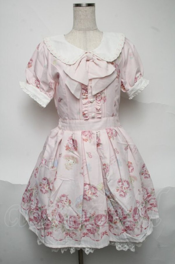 LIZ LISA / シェルローズマイメロワンピース ピンク S-25-07-03-037-LO