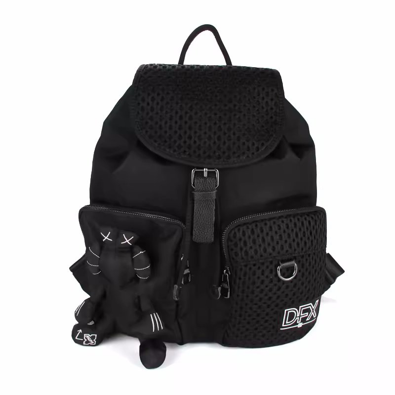 Unisex Kaws Plush Backpack Tote Shoulder Bag ユニセックス 男女兼用