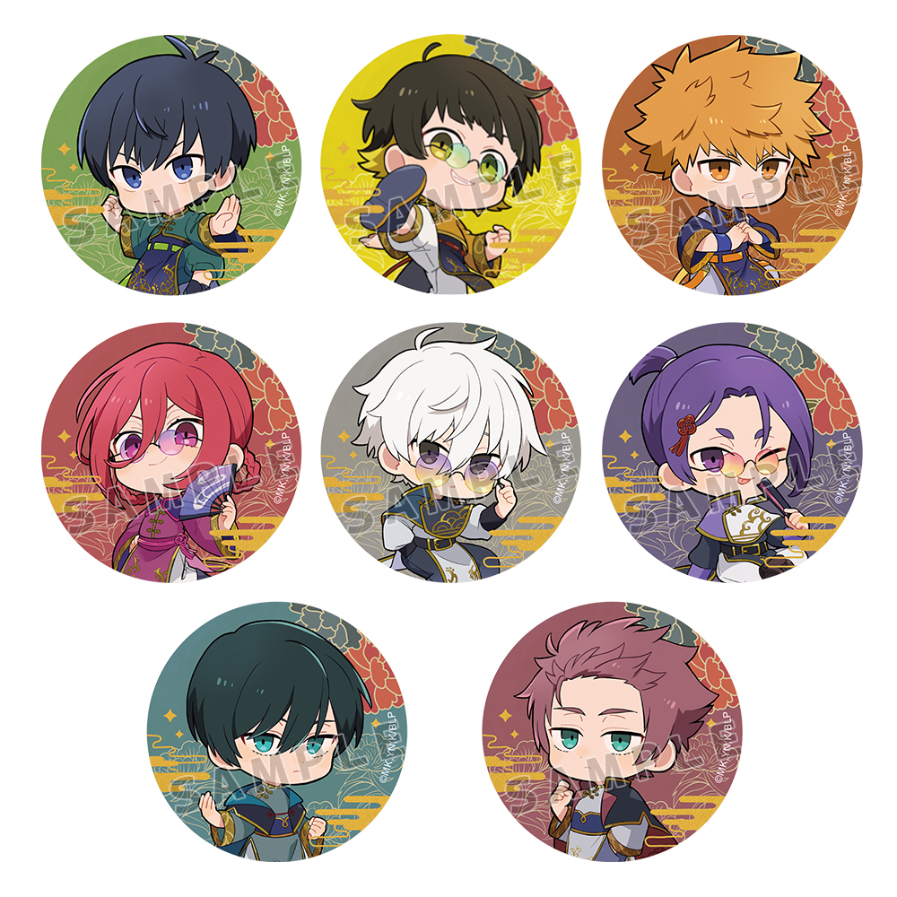 ブルーロック チャイナカンフー! メタリック缶バッジ【潔世一】42個