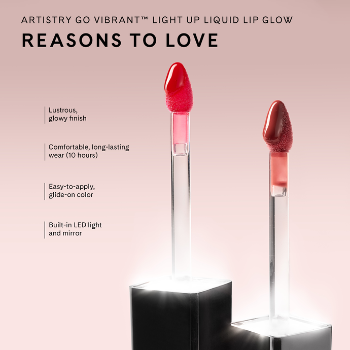 Artistry Go Vibrant™ Light Up Liquid Lip Glow - Choco Bean 104