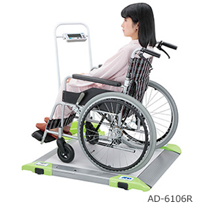 バリアフリースケール 車イス用 AD-6106R / AD-6106RL | 医療・健康
