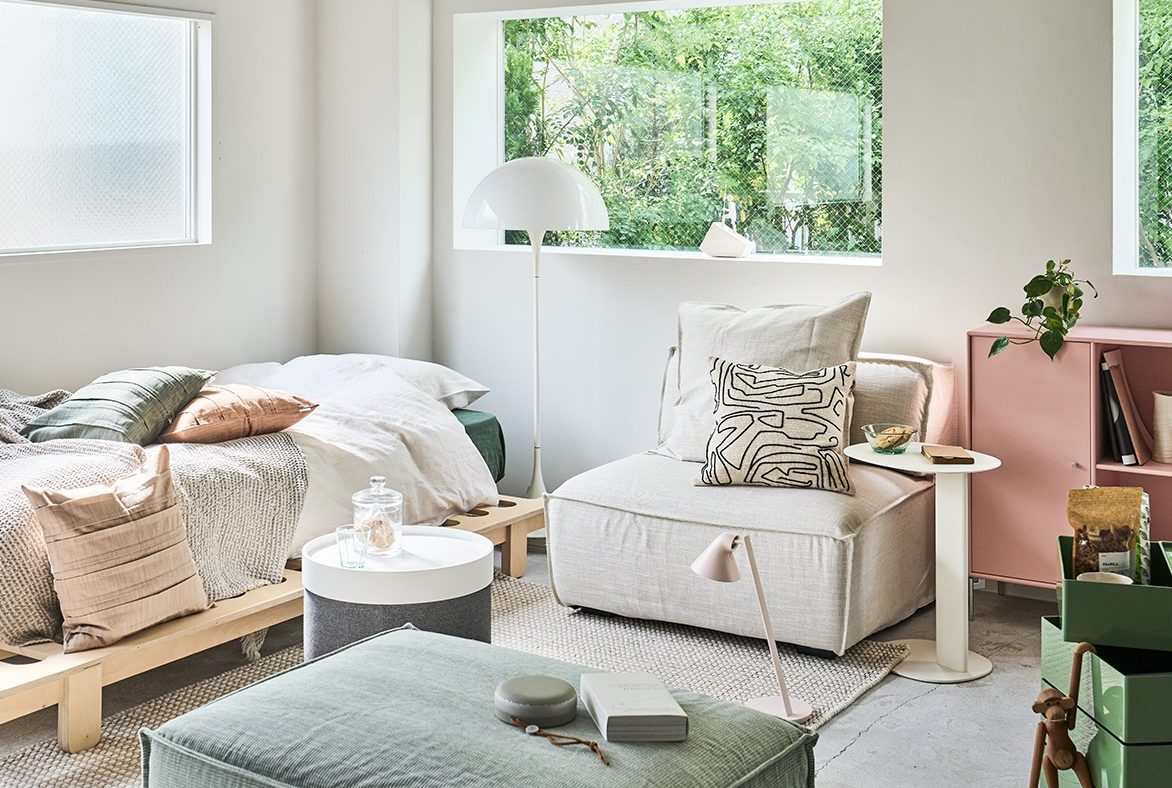 ふんわりもっちり、包み込まれるような座り心地のソファ「MITON