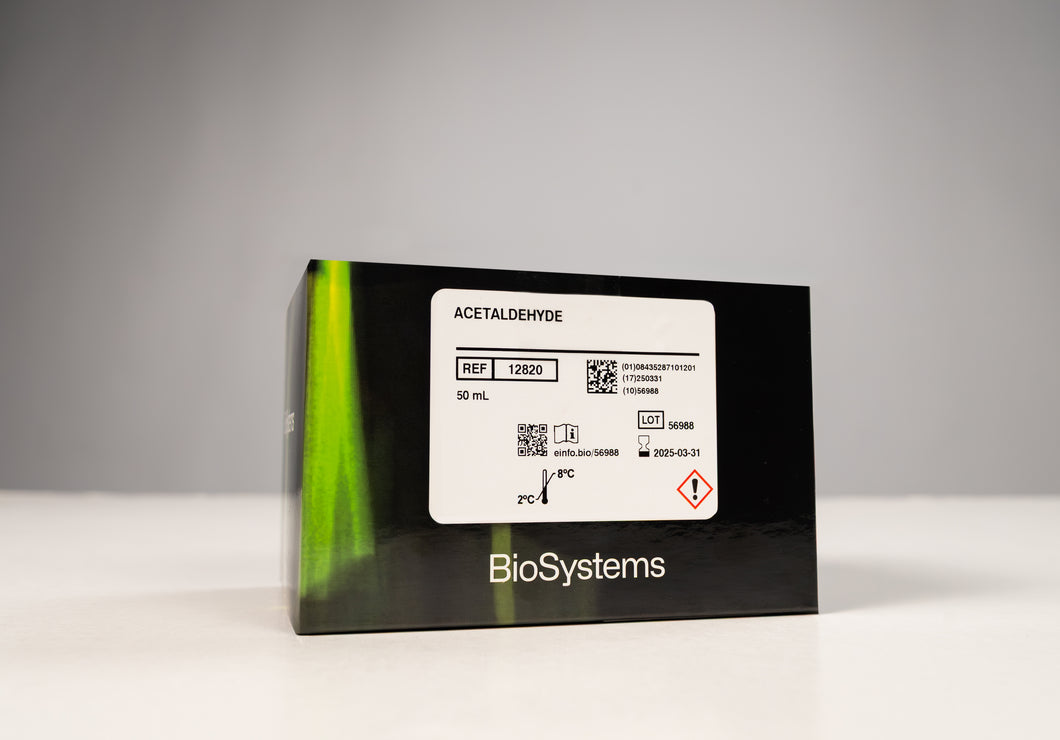 Acetaldehyde, reagent kit for wine and beer – Admeo
