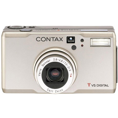 USED Contax Tvs Digital Zoom Camera, Silver Finish, 5.0 Megapixel