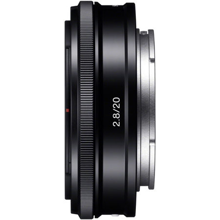 Sony E 20mm f/2.8 Lens for Sony E, Black SEL20F28B - Adorama