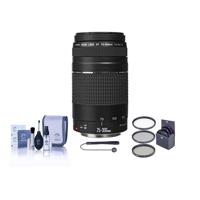 Canon EF 75-300mm f/4-5.6 III Lens with Free Accessories Kit