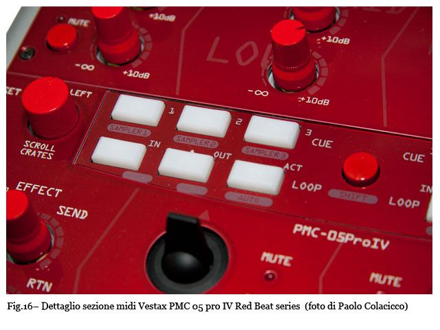 Vestax PMC 05 Pro IV Red Beat seriesVestax PMC 05 Pro IV Red Beat