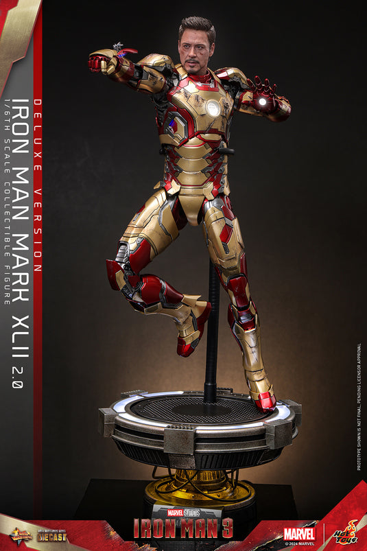 Hot Toys - Iron Man 3 - Iron Man Mark XLII (2.0) (Deluxe) – Ages