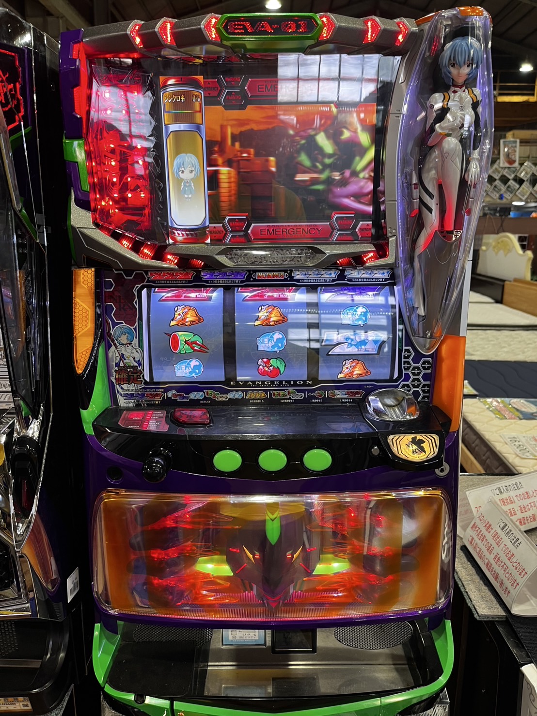 エヴァンゲリヲン 真実の翼 スロット実機 買取いたしました｜愛品館