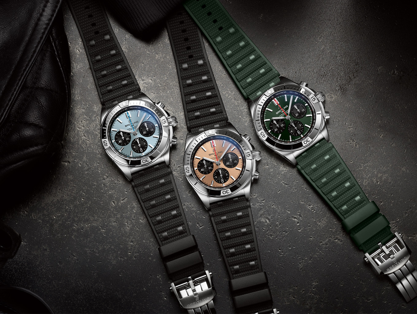 Blue Military Calfskin Leather Strap - 22 656X | Breitling