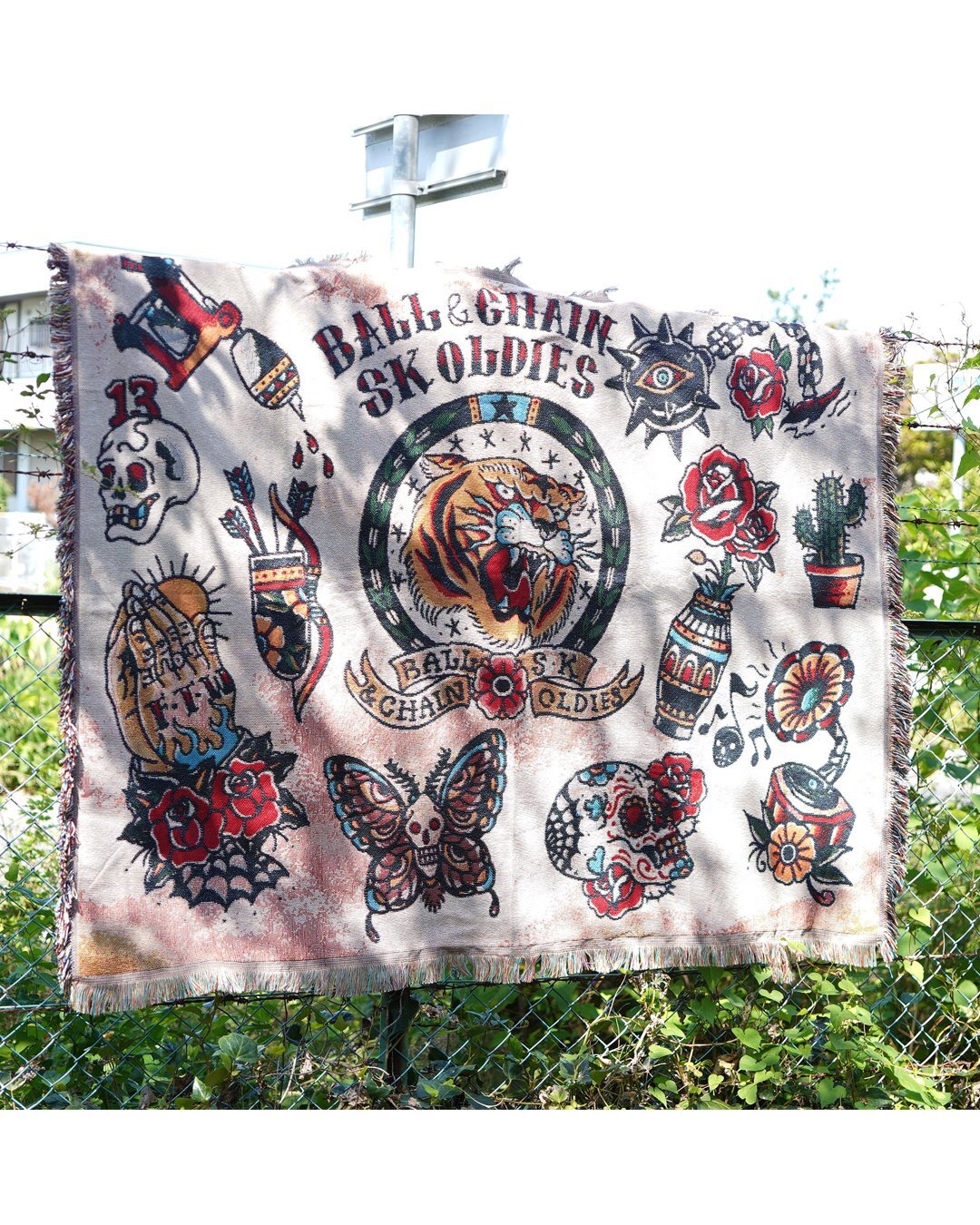 SK OLDIES x BALL&CHAIN Collaboration マルチラグ Designed by