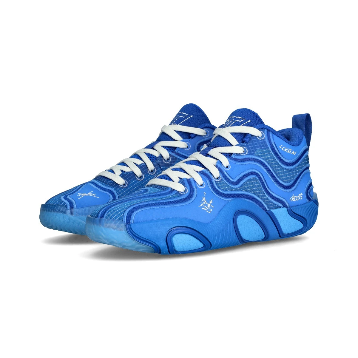 Basketball Shoes Jordan Tatum 3 Blueprint Pacific Blue-White-Game