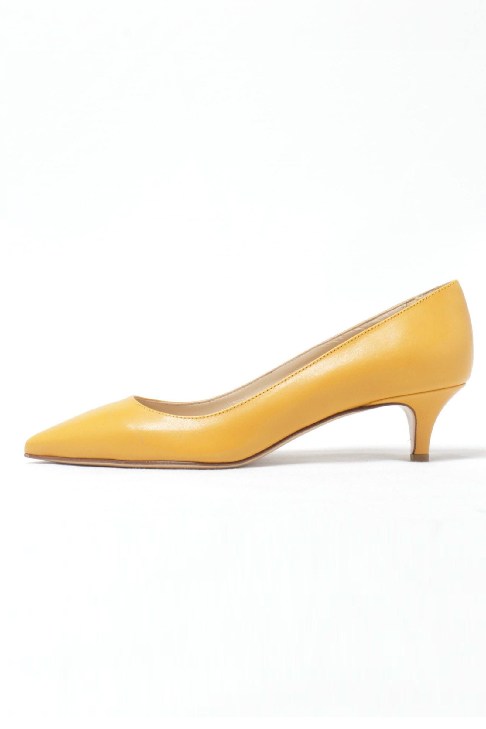 FABIO RUSCONI - FA1050 レザー ポインテッドトゥ パンプス ヒール4.5