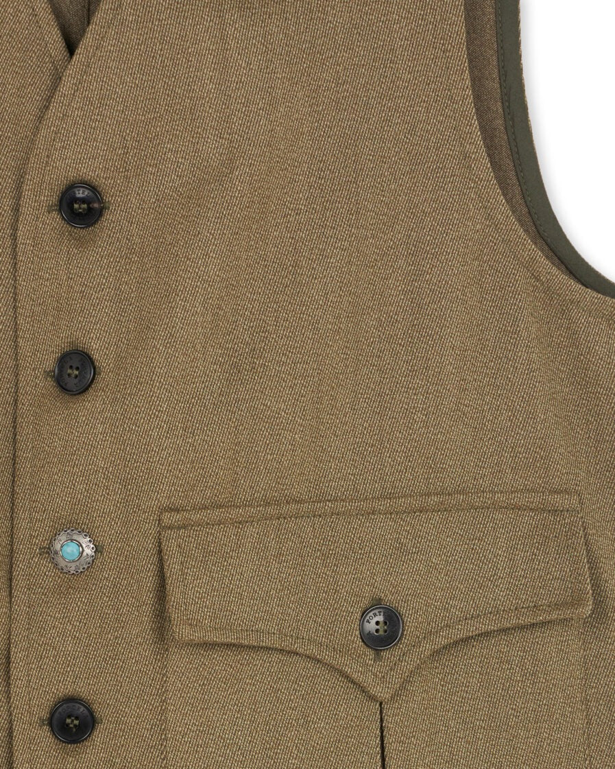 Fortela】DONALD LS001 GRE VEST – Blue Beach Denim