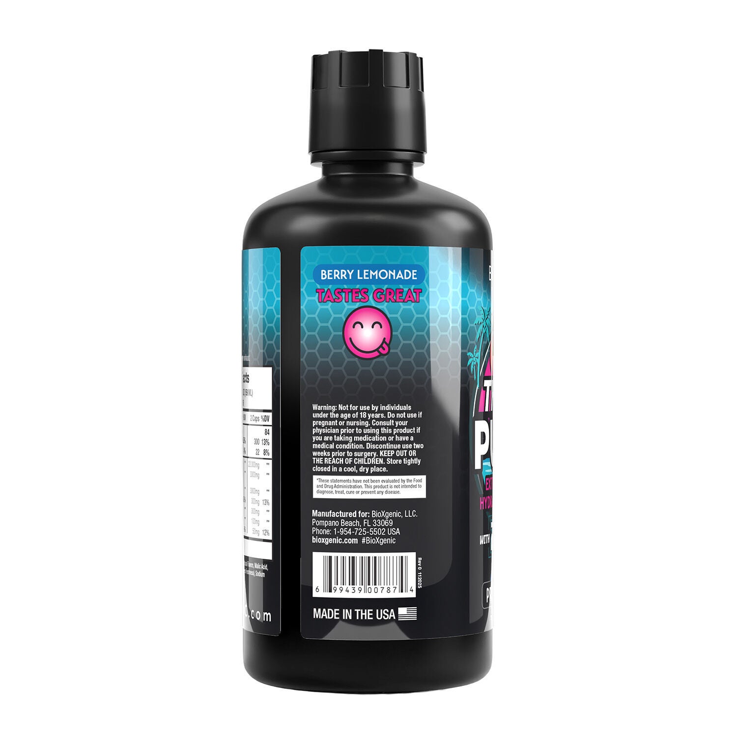 BioXgenic - Thicc Pre-Workout - Berry Lemonade (16 Servings) | GNC